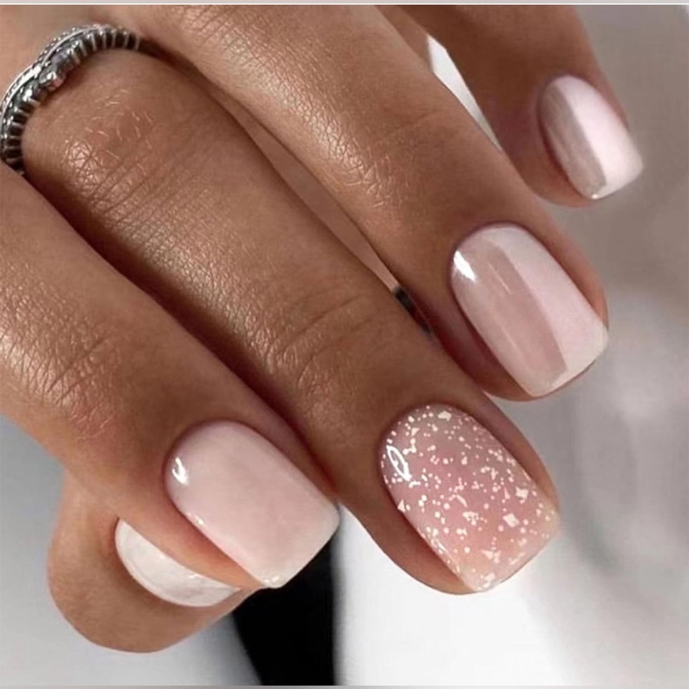 NWT Square Pink Press on Nails - Picture 3 of 4